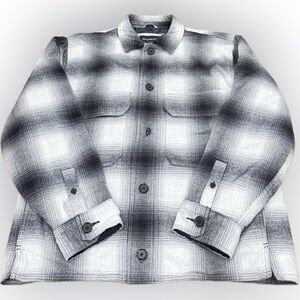 Abercrombie & Fitch Men’s Plaid Lined Shirt Jacket Flannel Large